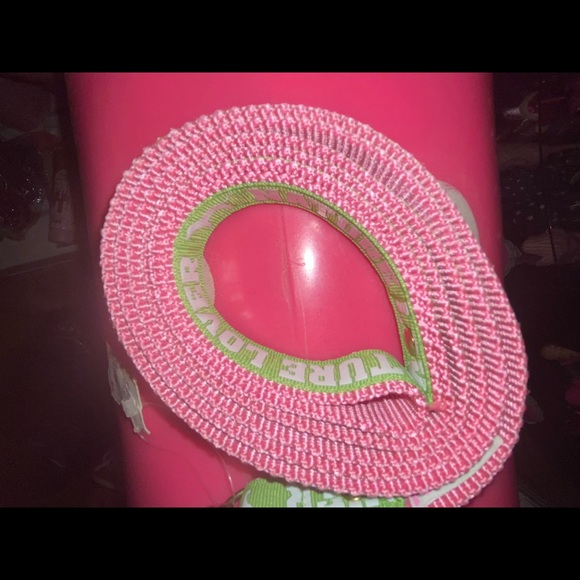 Victoria’s Secret PINK Green Dog Leash RARE UFT? NWT SUPER HARD TO FIND - Picture 2 of 4